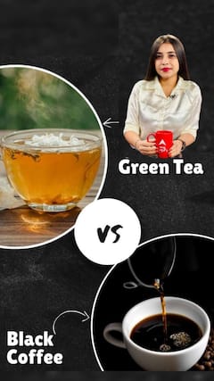 Black Coffee vs Green Tea: ગ્રીન ટી કે બ્લેક કોફી, એનર્જી માટે બંનેમાંથી કોણ Best ?