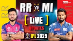 RR vs MI Live Score: રાજસ્થાને મુંબઈના બંને ઓપનરોને પેવેલિયન મોકલ્યા, રિકેલ્ટન પછી રોહિત પણ આઉટ થયો