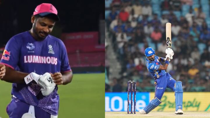 Diamond On Hardik Pandya Gloves: संजू सैमसन और हार्दिक पांड्या का प्रेक्टिस सेशन के दौरान एक वीडियो वायरल हो रहा है. जिसमें सैमसन बता रहे हैं कि हार्दिक के ग्लव्स में हीरा लगा है.