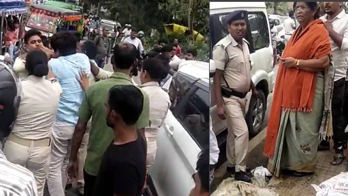 VIDEO: पटना में BJP की पूर्व MLA ने युवक की दनादन चप्पल से की पिटाई, बोले तेज प्रताप- ये है असली…