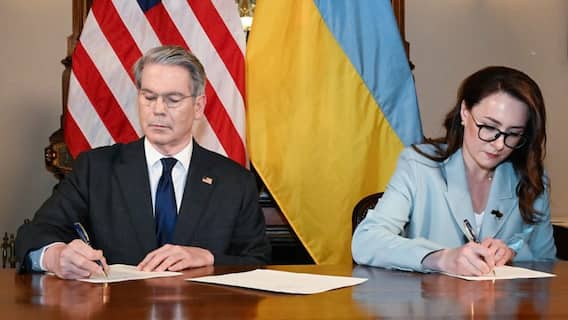 US To Get Preferential Access To Minerals In War-Hit Ukraine As Zelenskyy Signs Deal To Rebuild Nation