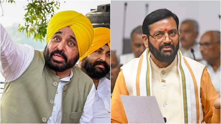 Punjab-Haryana Water Row Escalates As Mann Says ‘Not A Drop’ To Be Given, Saini Slams AAP