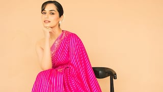 Manushi Chhillar Makes A Dazzling Entrance At WAVES Summit 2025 In Pink Saree