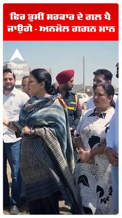 ਫਿਰ ਤੁਸੀਂ ਸਰਕਾਰ ਦੇ ਗਲ ਪੈ ਜਾਉਗੇ - ਅਨਮੋਲ ਗਗਨ ਮਾਨ