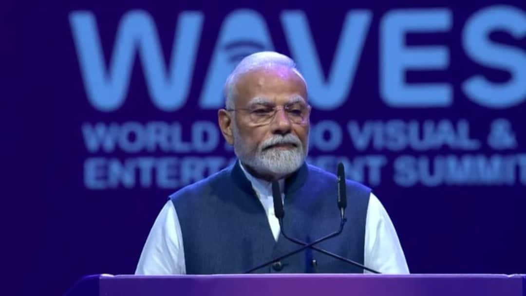 WAVES Summit 2025 PM Modi inaugurates WAVES Full Speech 'सिनेमा देश की संस्कृति की आवाज', बोले पीएम मोदी, समझाया Waves का मतलब