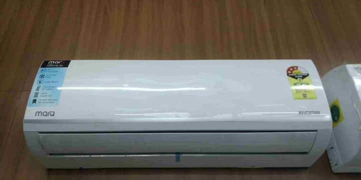 MarQ by Flipkart 1.5 टन Split AC की असल कीमत ₹50,999 है. लेकिन इस सेल में इस एसी पर पूरी 49 फीसदी का डिस्काउंट दिया जा रहा है जिसके बाद आप इस एसी को महज 25,990 रुपये में खरीद सकते हैं. अगर आप पुराना AC एक्सचेंज करते हैं तो कीमत करीब ₹56,00 और गिर सकती है.