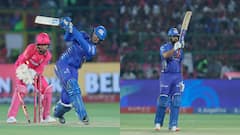 IPL 2025 MI vs RR: ரோகித், ரிக்கெல்டன், சூர்யா, பாண்டயா மிரட்டல் பேட்டிங்! 218 ரன்களை எட்டுமா ராஜஸ்தான்?