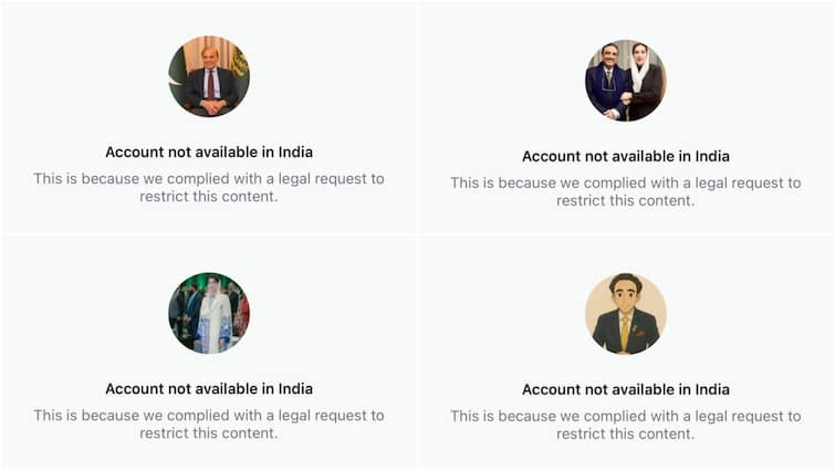 Govt Blocks Instagram Accounts Of Pakistan’s Shehbaz Sharif, Maryam Nawaz, Bilawal Bhutto In In