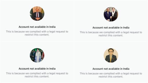 Govt Blocks Instagram Accounts Of Top Pak Politicians, Cricketers; Shehbaz Sharif’s YouTube Channel ‘Unavailable’