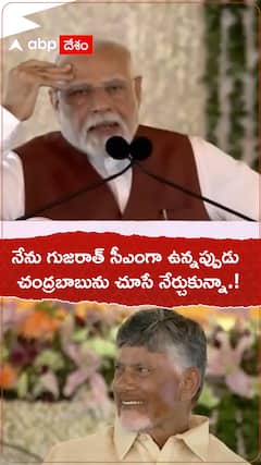 నేను గుజరాత్ సీఎంగా ఉన్నప్పుడు చంద్రబాబును చూసి నేర్చుకున్నా