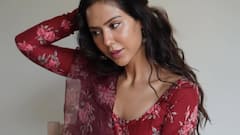 Sonam Bajwa Is Worth Admiring In Maroon Floral Suit, See Pics