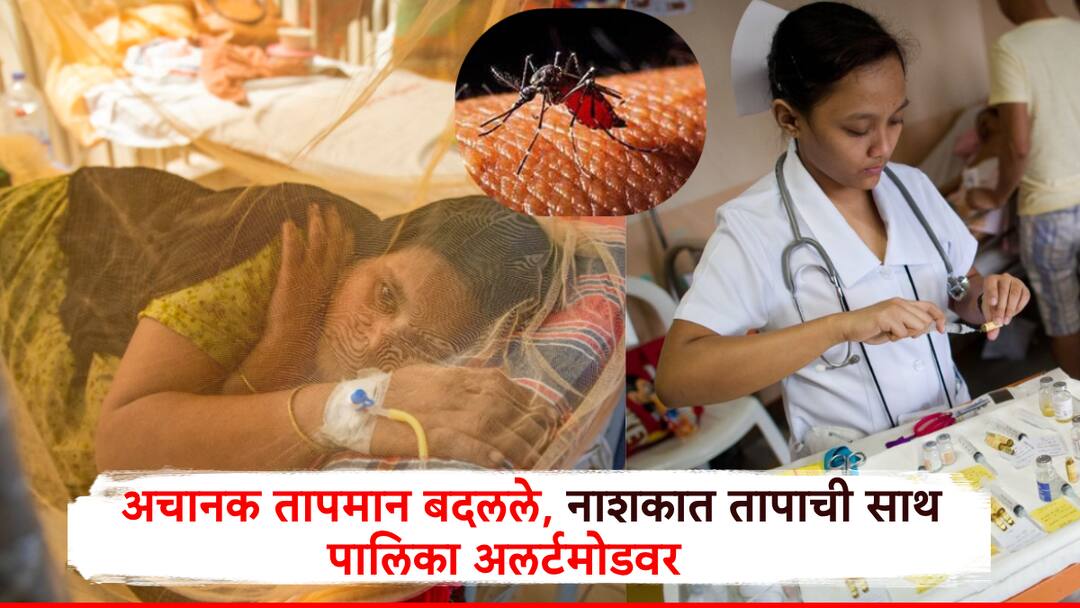 Nashik Health Fever Cases Rise Over 100 Infected City on Alert After Temperature Spike Dengue Outbreak Nashik: अचानक तापमान बदलले; नाशिकममध्ये तापाची साथ, डेंग्यूचे रुग्णही शंभरीपार, पालिका अलर्ट मोडवर