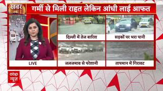 Delhi Rain Havoc: Heavy Showers, Storms Bring Relief From Heat But Leave City Waterlogged, Trees Uprooted