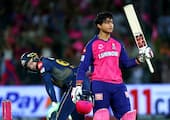 The young sensation became the fastest Indian to score a century in IPL history, reaching the landmark in just 35 balls.