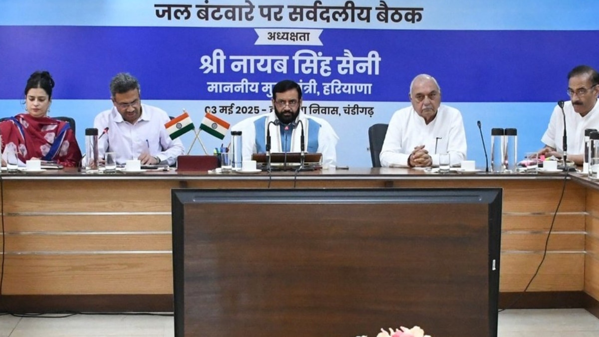 पंजाब के साथ जल बंटवारे पर जारी विवाद के बीच हरियाणा में सर्वदलीय बैठक, CM सैनी बोले- ‘सभी दलों ने…’