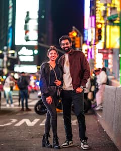 Rana Daggubati and Miheeka: అమెరికాలో వెకేషన్ ఎంజాయ్ చేస్తున్న రానా..మిహిక స్టైలిష్ లుక్ అదిరింది!