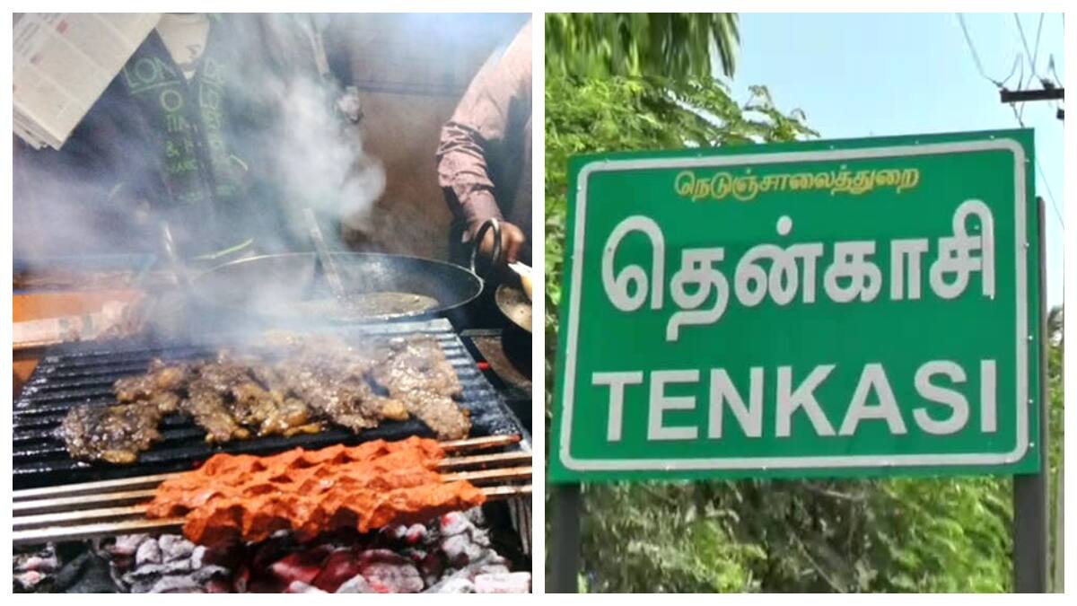 மாட்டுக்கறி விற்கக்கூடாது! தள்ளுவண்டியை தூக்கிய போலீஸ்.. தென்காசியில் எம்எல்ஏ மகன் அராஜகம்