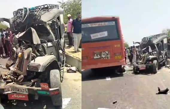 સાબરકાંઠા: ખેડબ્રહ્માના હિંગટીયા પાસે ભયાનક ત્રિપલ અકસ્માત, 6ના મોત, ૬ ગંભીર રીતે ઘાયલ
