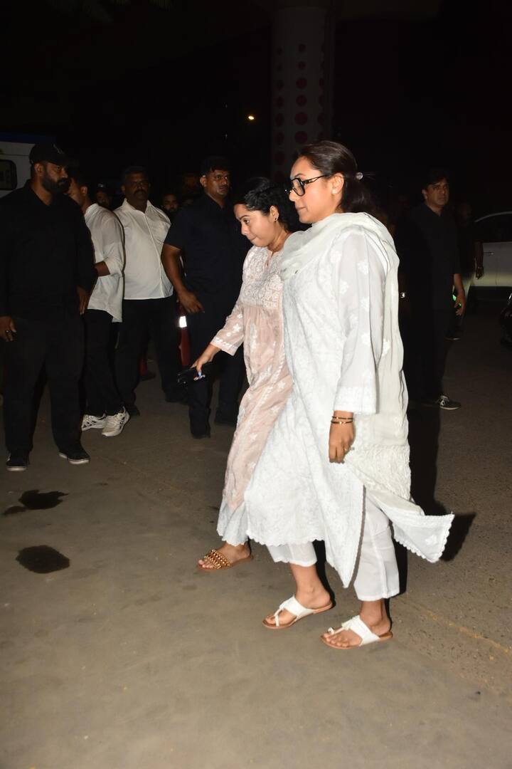 निर्मल कपूर के अंतिम दर्शन करने के लिए रानी मुखर्जी भी पहुंची थीं.