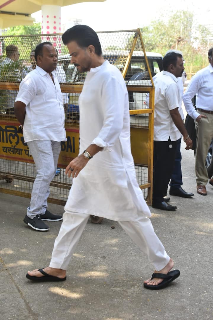Anil Kapoor, Sonam, Arjun Join Family For Nirmal Kapoor’s Final Rites, In Pics Nirmal Kapoor was the wife of late Bollywood producer Surinder Kapoor.