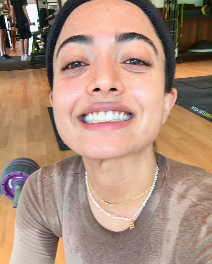 Rashmika is known for staying active on social media and frequently connects with fans through personal posts.