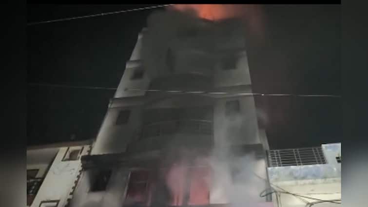 Kanpur: Massive Blaze Guts 5-Storey Building Housing ‘Illegal’ Shoe Factory, Fire Engines Rushe