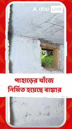 উপর থেকে দেখলে মনে হবে না এটা মানুষের থাকার জায়গা। পাহাড়ের খাঁজে কীভাবে নির্মিত হয়েছে বাঙ্কার ? দেখুন ভিডিও