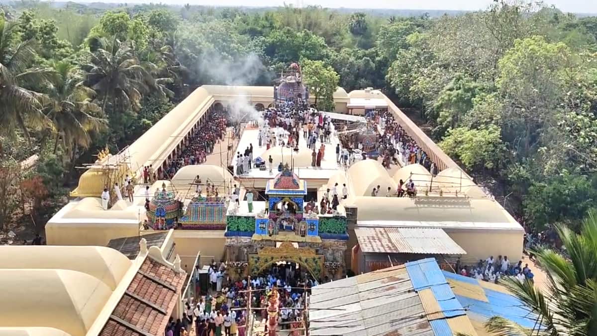 தேரழுந்தூர் வேதபுரீஸ்வரர், குத்தாலம் ஆதிகேசவ பெருமாள் கோயில்களின் குடமுழுக்கு விழா..! பரவசத்தில் பக்தர்கள்...!!