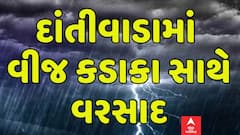 Banaskantha Heavy Rain: દાંતીવાડામાં વીજ કડાકા ભડાકા સાથે તૂટી પડ્યો વરસાદ| Abp Asmita