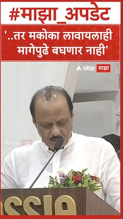 Ajit Pawar On MAKOKA | '..तर मकोका लावायलाही मागेपुढे बघणार नाही'