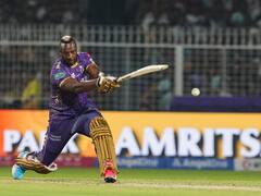 KKR VS RR: 6,6,6,6,6,6 आंद्रे रसेल ने राजस्थान के गेंदबाजों को जमकर पीटा, छह छक्कों से जड़ा तूफानी अर्धशतक