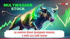 Multibagger Stock : 26 रुपयांच्या स्टॉकनं 5 वर्षात दिला 325 टक्के परतावा, कंपनीचा नफा 45 टक्के वाढला,गुंतवणूकदार मालामाल