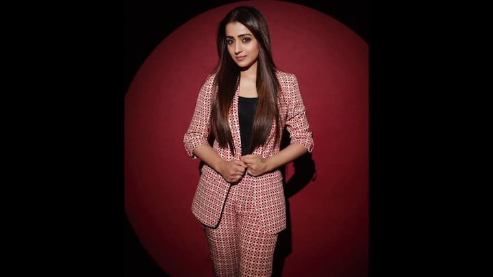 2. Contemporary Print: Trishna Krishnan rocked a tailored printed pantsuit with a sleek black top. The geometric patterns added contemporary look which showcased the actress's power dressing game. She created an effortless and sophisticated vibe with her fit. (Image Source: Instagram/@trishakrishnan)
