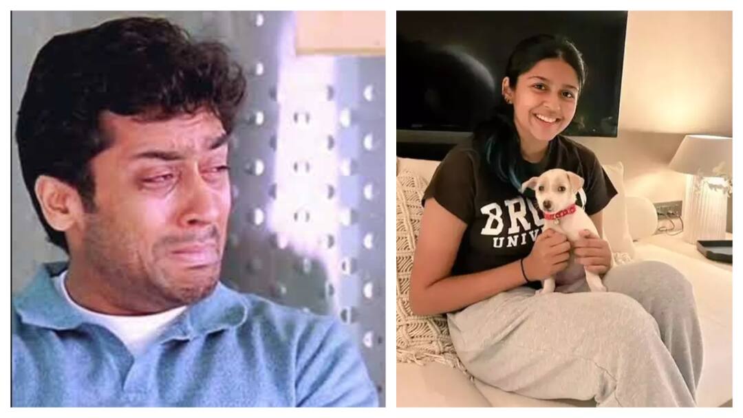 suriya cried after read daughter diya message in retro shooting spot ரெட்ரோ ஷூட்டிங் ஸ்பாட்டில்... மகள் அனுப்பிய மெசேஜை படித்ததும் கலங்கி அழுத சூர்யா!