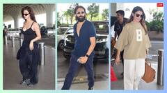 Celebs Spotted: इंटेंस लुक में एयरपोर्ट पहुंचे कार्तिक, तो ओवरसाइज टीशर्ट में दिखीं सामंथा, डीपनेक टॉप में दिशा ने लूटी महफिल