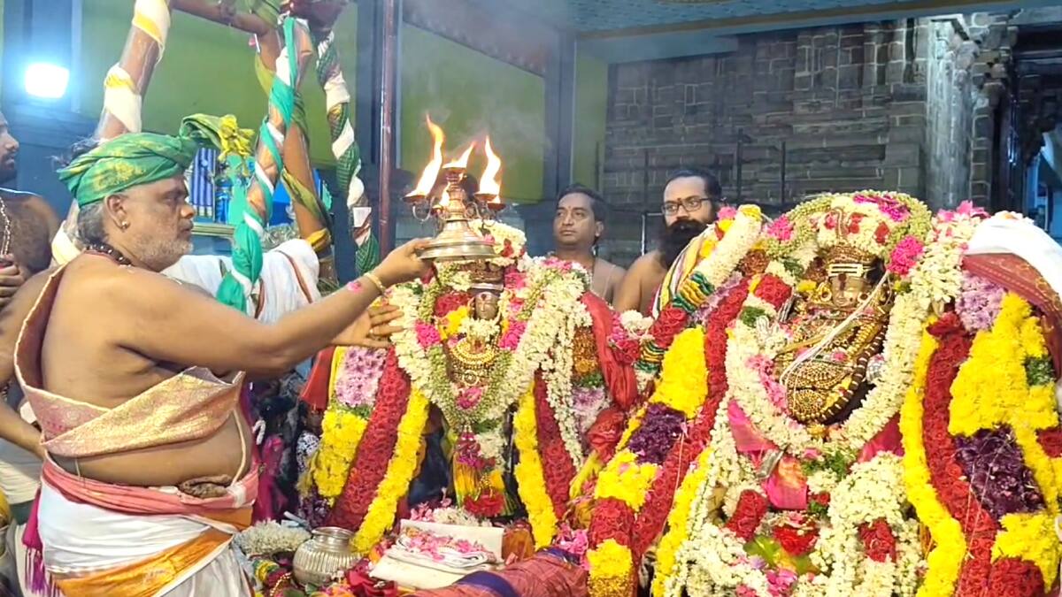திருக்கடையூர் அமிர்தகடேஸ்வரர் அபிராமி அம்மன் திருக்கல்யாண உற்சவம் - கோயில் திரண்ட திரளான பக்தர்கள்