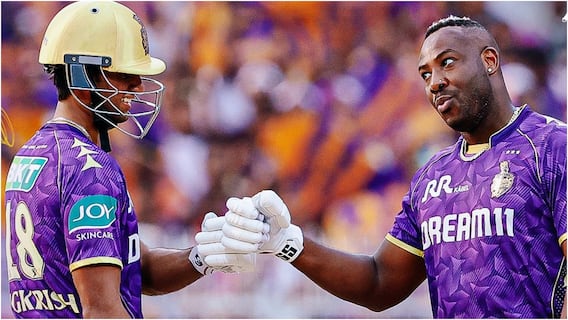 IPL 2025 KKR vs RR: రాణించిన రఘువంశీ, హాఫ్ సెంచరీతో మెరిసిన రస్సెల్.. రాజస్తాన్‌ ముందు బిగ్ టార్గెట్