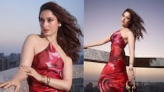 रेड गाउन में तमन्ना भाटिया ने करवाया हुस्न की दीदार, तो यूजर्स ने की खिंचााई, बोले - 'क्या फायदा विजय ने तो शादी से मना कर दिया'