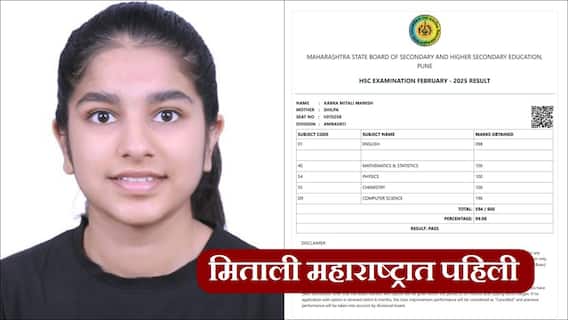 HSC results 2025 विदर्भकन्या राज्यात पहिली; 12 वी बोर्ड परीक्षेत मितालीला 99 टक्के गुण, 3 विषयांत 100%