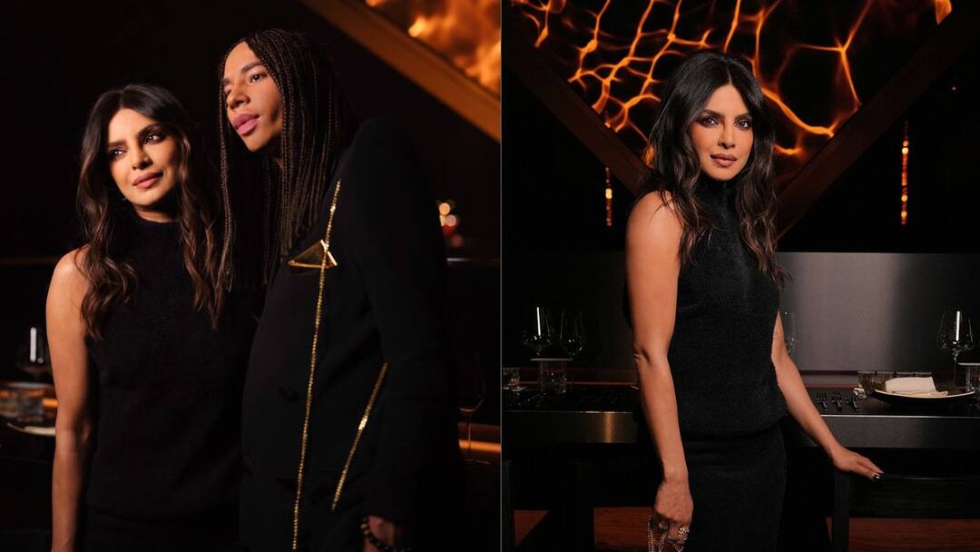 Met Gala 2025 Priyanka Chopra photos with Olivier Rousteing go viral see here Met Gala 2025: प्री-मेट गाला 2025 डिनर में प्रियंका चोपड़ा का जलवा, ओलिवियर रूस्टिंग के साथ तस्वीरें वायरल