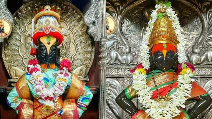 विठुरायाला तुळशी अत्यंत प्रिय असते आणि त्यामुळे भाविक सोन्याच्या तुळशी पानांचे हार देवाला अर्पण करीत असतात. या तुळशी माळेला 43 पाने व 88 व्हर्टिकल मणी आहेत.