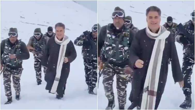 Ravindar Raina’s Snow Video With Armed Guards Draws Flak: ‘Saving BJP Leaders More Important?’