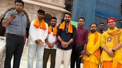 IN PICS — LSG Pacers Mayank Yadav, Akash Deep & Shivam Mavi Visit Ayodhya’s Ram Mandir