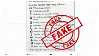 Fact Check: రూ.50వేల నగదు, మందులు సిద్ధంగా ఉంచుకోవాలా? వైరల్ అవుతున్న వార్తల్లో నిజమెంత?