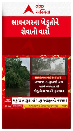 Bhavnagar Unseasonal Rains : ભાવનગર જિલ્લામાં કમોસમી વરસાદથી ખેડૂતોને આવ્યો રડવાનો વારો