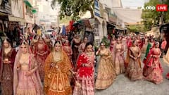 सड़क पर निकली खूबसूरत दुल्हनों की परेड, वीडियो देख यूजर्स बोले- दूल्हा कौन है?