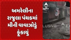 Strong dust storm hits Rajula : અમરેલીના રાજુલા પંથકમાં મીની વાવાઝોડું ફૂંકાયું