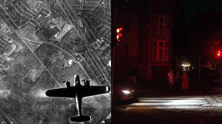 प्रकाश खालच्या दिशेने परावर्तित व्हावा यासाठी त्यांना अंशतः काळा रंग देण्यात आला होता. लंडनमध्ये, 1 ऑक्टोबर 1914 रोजी, मेट्रोपॉलिटन पोलिस आयुक्तांनी बाहेरील दिवे बंद किंवा मंद करण्याचे आदेश दिले होते.