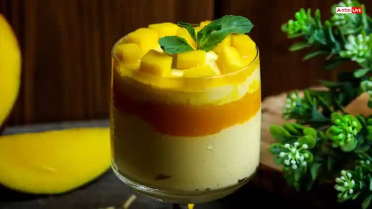 If you make and drink just 1 glass of mango shake like this, your blood sugar and weight will not increase, know the recipe Health :માત્ર 1 ગ્લાસ મેંગો શેક આ રીતે બનાવી પીશો તો નહિ વધે બ્લડ સુગર અને વજન, જાણો રેસિપી