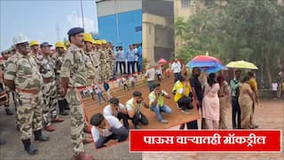 Mock drill 'ऑपरेशन सिंदूर'नंतरही मॉकड्रीलची मोहीम फत्ते, भरपावसात दिसलं देशप्रेम